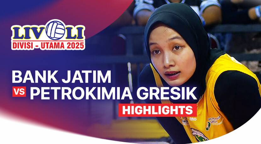 PBV Bank Jatim vs Gresik Petrokimia Pupuk Indonesia