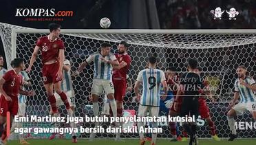 Hasil Indonesia Vs Argentina 0-2: Asnawi Kantongi Garnacho, Arhan Repotkan Martinez