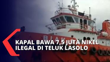 TNI AL Tangkap Kapal Bermuatan Nikel Ilegal, 9 Awak Kapal dan Nahkoda Diperiksa