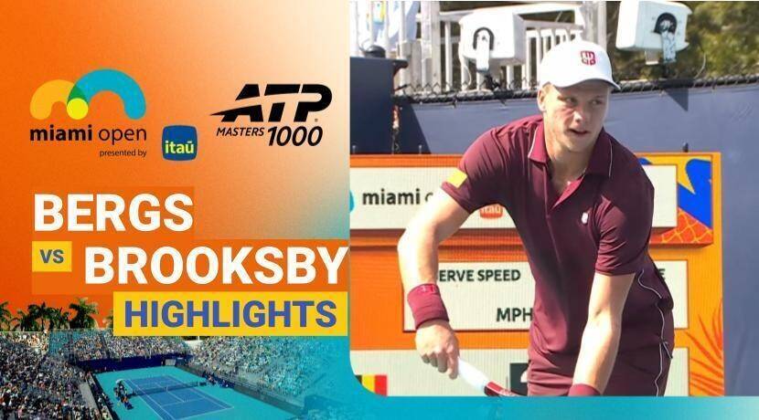 Zizou Bergs vs Jenson Brooksby - Round 1 | ATP 1000: Miami Open Presented by Itau 2026