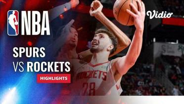 San Antonio Spurs vs Houston Rocket - Highlights | NBA Regular Season 2023/24