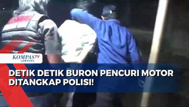 Detik-Detik Buron Pencuri Motor Ditangkap Polisi!