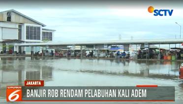 Banjir Rob Terjang Pelabuhan Kali Adem, Ganggu Aktivitas Warga - Liputan6 Malam