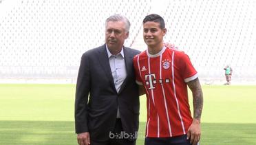 Rodriguez Bahagia Reuni dengan Ancelotti di Bayern Munich