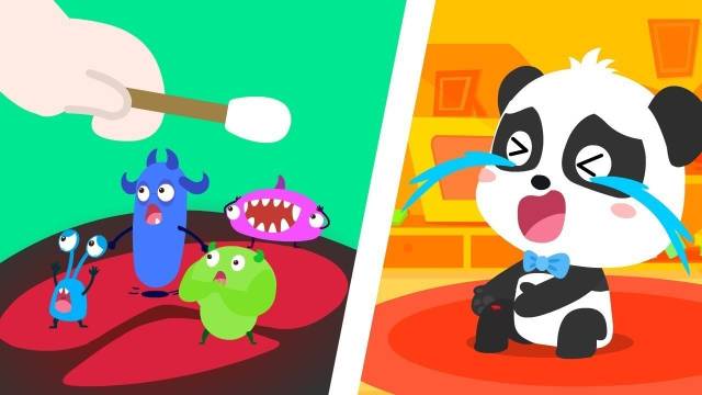 Kaki Bayi Panda kiki Terluka & Bakteri Pun Datang