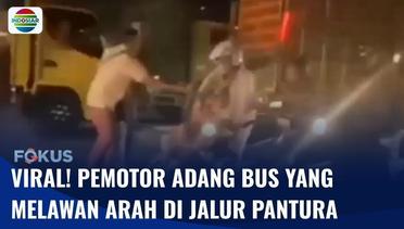 Viral!! Sopir Bus yang Melawan Arah di Jalur Pantura Ditindak Polres Lamongan | Fokus