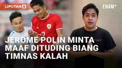 Jerome Polin Minta Maaf Dituding Penyebab Timnas Kalah, Kini Dukung Indonesia Juara Tiga