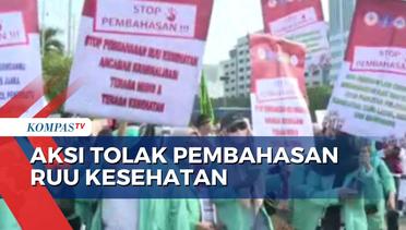 Gelar Unjuk Rasa, Nakes Tuntut DPR RI Hentikan Pembahasan RUU Kesehatan!