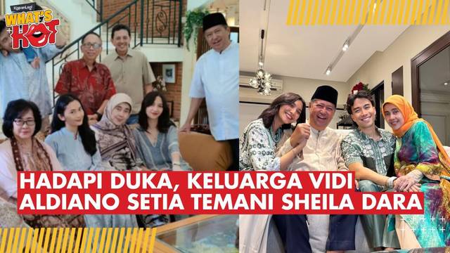 Di Tengah Duka, Adik-adik Vidi Aldiano Kompak Temani Sheila Dara