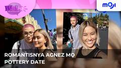 Agnez Mo tampak mesra membuat kerajinan tanah liat bersama sang pacar- Bisik Pagi | Moji