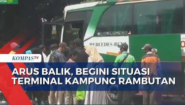 Arus Balik, 10.000 Orang Kembali ke Jabodetabek Melalui Terminal Kampung Rambutan | 27 April 2023