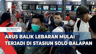 Arus Balik Lebaran Mulai Terjadi di Stasiun Solo Balapan