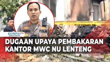 Polisi Sebut Adanya Dugaan Upaya Pembakaran Dengan Sengaja Kantor MWC NU Lenteng Sumenep