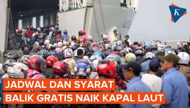 Syarat Balik Gratis Sepeda Motor Naik Kapal Laut dari Semarang dan Surabaya ke Jakarta