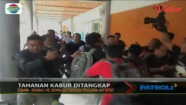 Polisi Denpasar Berhasil Tangkap Satu Tahanan Kabur di Bali- Patroli Malam