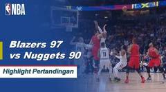 NBA I Cuplikan Pertandingan : Blazers 97 vs Nuggets 90