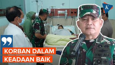 KSAD Jenderal Dudung Jenguk Istri TNI Korban Percobaan Pembunuhan di Semarang