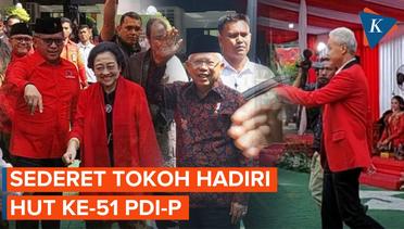 Tak Ada Jokowi, Ini Pejabat dan Tokoh yang Hadir di Acara HUT PDI-P