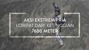 Tiru Baumgartner, Pria Ini Lompat dari Ketinggian 7600 Meter Tanpa Parasut