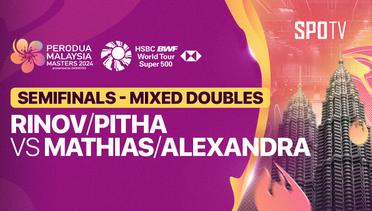Mixed Doubles: Rinov Rivaldy/Pitha Haningtyas Mentari (INA) vs Mathias Christiansen/Alexandra Boje (DEN) - Perodua Malaysia Masters 2024