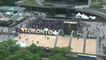 Time Lapse of Toronto Crowd Gathering