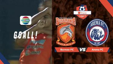 GOOLL!!! TENDANGAN Ambrizal Meluncur ke Gawang Arema - Pusamania Borneo vs Arema FC Shopee Liga 1