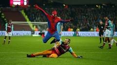 KOCAK!! Spider-man Di Tengah Lapangan Saat Pertandingan West Ham VS Manchester City FA-CUP [Parodi Pinalti]