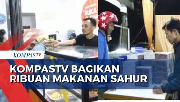 Lewat Program Sedekah Subuh, KompasTV Bagikan Makanan Sahur Gratis di Cimahi