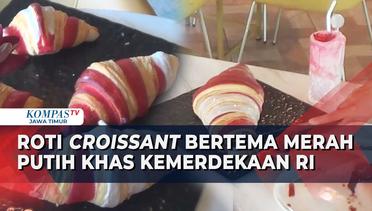 Mencicipi Nikmatnya Roti Kering 'Croissant' di Surabaya, Bertema Merah Putih Khas Kemerdekaan RI!