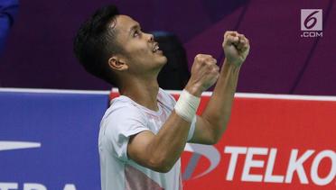 Anthony Ginting Hentikan Lin Dan di China Open 2018