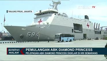 Pelepasan ABK Diamond Princess di Semarang