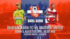 LAGA PANAS SARAT GENGSI Shopee Liga 1! Bhayangkara FC vs Madura United Hanya di Indosiar!