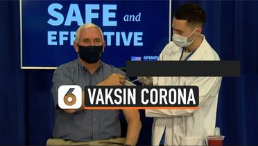 Wapres AS Mike Pence Disuntik Vaksin Corona