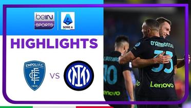 Match Highlights | Empoli 0 vs 2 Inter Milan | Serie A 2021/2022