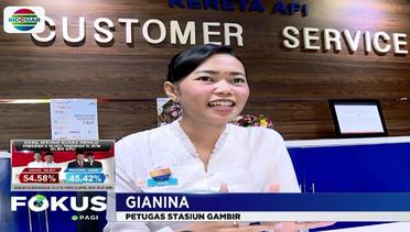 Petugas Wanita Stasiun KA Gambir Kenakan Kebaya dalam Peringati Hari Kartini - Fokus Pagi