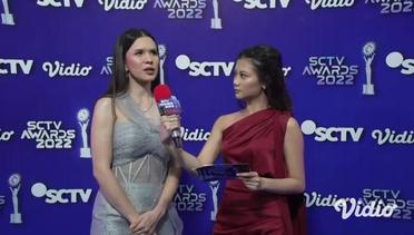 Michelle Joan Berbagi Kesan Bekerja Dengan SCTV Selama Bertahun-tahun - Eksklusif Keseruan NonStop SCTV Awards 2022
