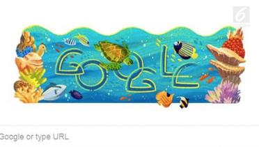 Taman Bunaken Muncul di Google Doodle Hari Ini