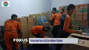 Bantuan Logistik Berupa Makanan hingga Pakaian Siap Diedarkan kepada Korban Tsunami di Anyer - Fokus Pagi