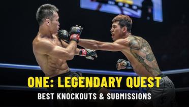 Best Knockouts & Submissions | ONE: LEGENDARY QUEST