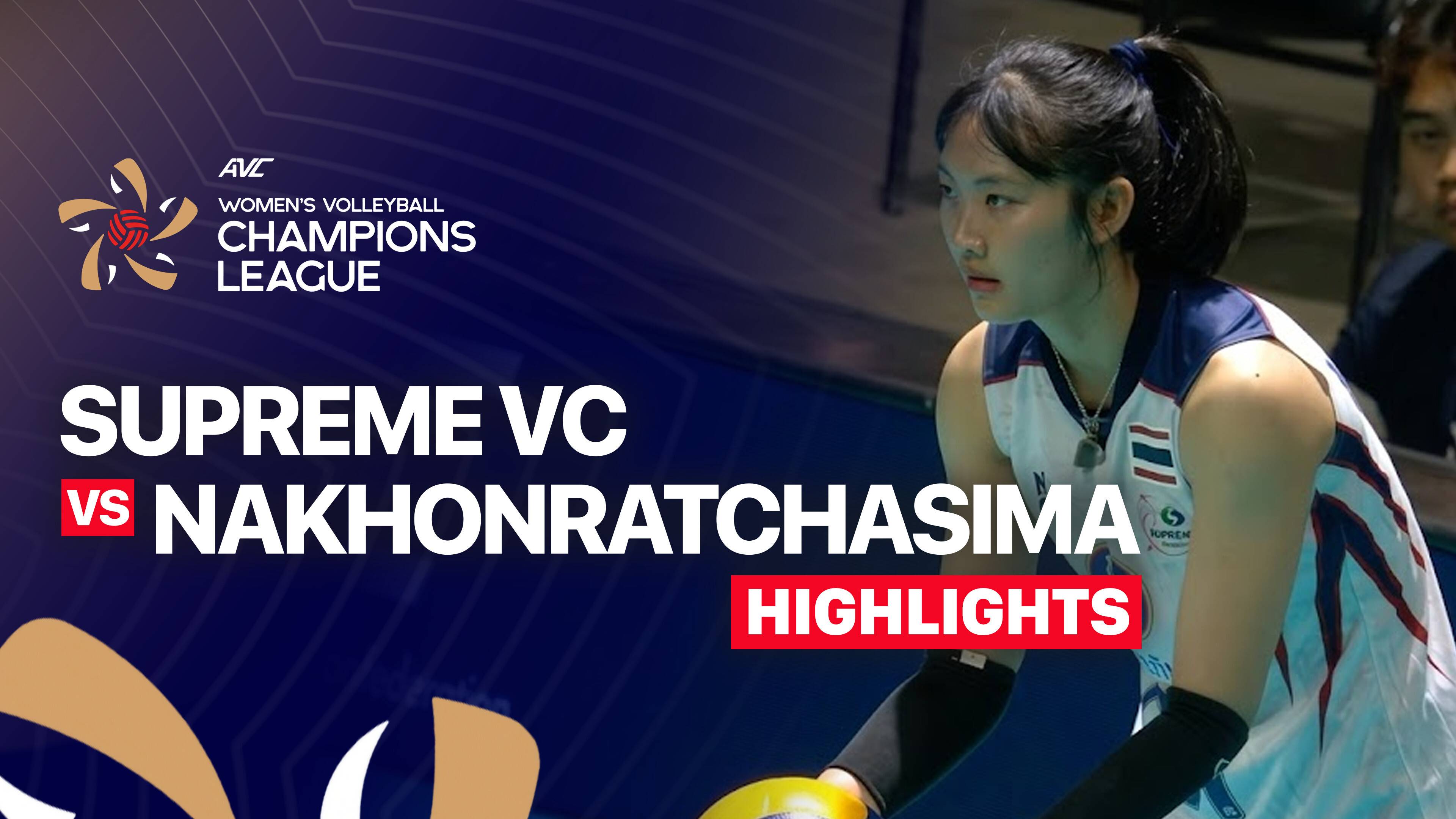 Supreme VC vs Nakhon Ratchasima Qmnic Women