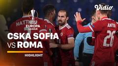 Highlight - CSK-Sofia vs Roma I UEFA Europa League 2020/2021