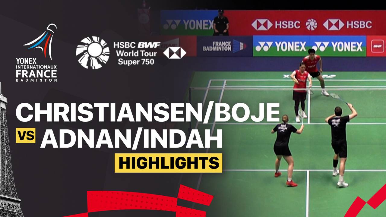 Mathias Christiansen/Alexandra Boje (DEN) vs Adnan Maulana/Indah Cahya ...