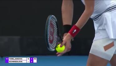 Match Highlights | Ajla Tomljanovic vs Anna Karolina Schmiedlova | WTA Sydney Tennis Classic 2022