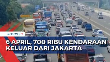 Tercatat Per 6 April 2024, Lebih dari 700 Ribu Kendaraan Keluar dari Jakarta Lewat 4 Tol!