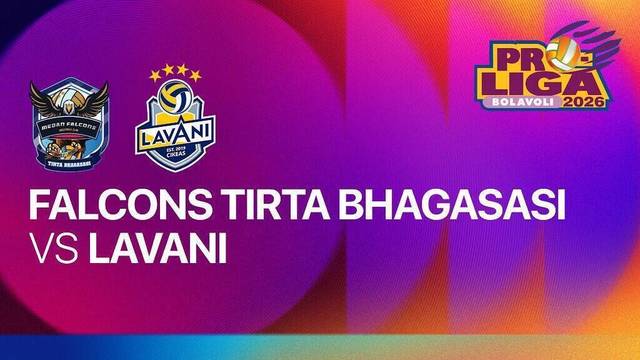 Putra: Medan Falcons Tirta Bhagasasi vs Jakarta Lavani Livin Transmedia - Proliga