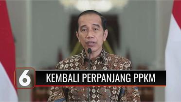 Presiden Jokowi Umumkan PPKM Diperpanjang hingga 6 September, Jabodetabek Tetap Level 3 | Liputan 6