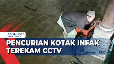 Pencurian Kotak Infak Terekam CCTV