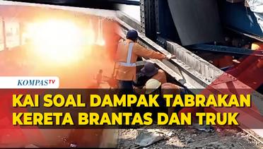 Penjelasan KAI soal Dampak Kereta Brantas Tabrak Truk di Semarang