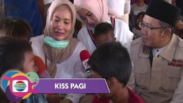 Elma Theana Mengunjungki Korban Gempa di Lombok - Kiss Pagi