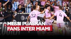 Bikin Fans Menggila, Lionel Messi Cetak Gol Cantik di Laga Debut Bersama Inter Miami